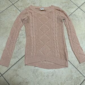 Pink Rose Lightweight Sweater